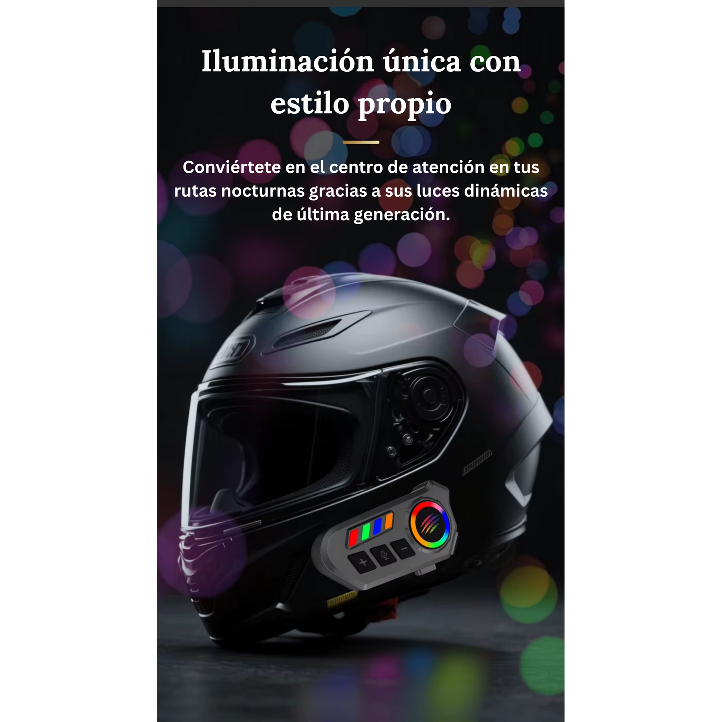 Audífono Bluetooth para Casco de Moto